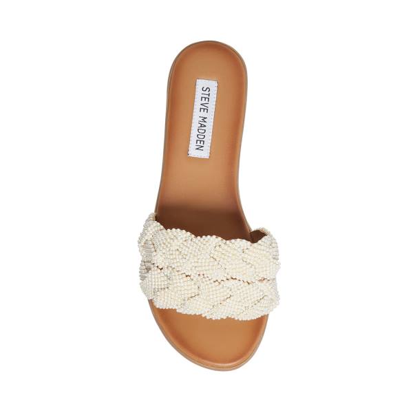 Steve Madden Phraya Sandalen Dames Wit | SM-140HI