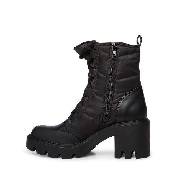 Steve Madden Pieper Enkellaarsjes Dames Zwart | SM-156JM