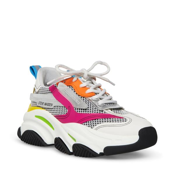 Steve Madden Possession Bright Sneakers Dames Lichtgekleurd | SM-604MB