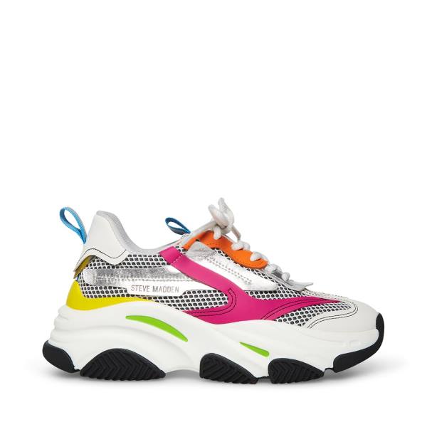 Steve Madden Possession Bright Sneakers Dames Lichtgekleurd | SM-604MB