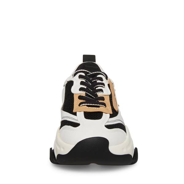 Steve Madden Possession Tan Sneakers Dames Zwart Bruin | SM-863NH