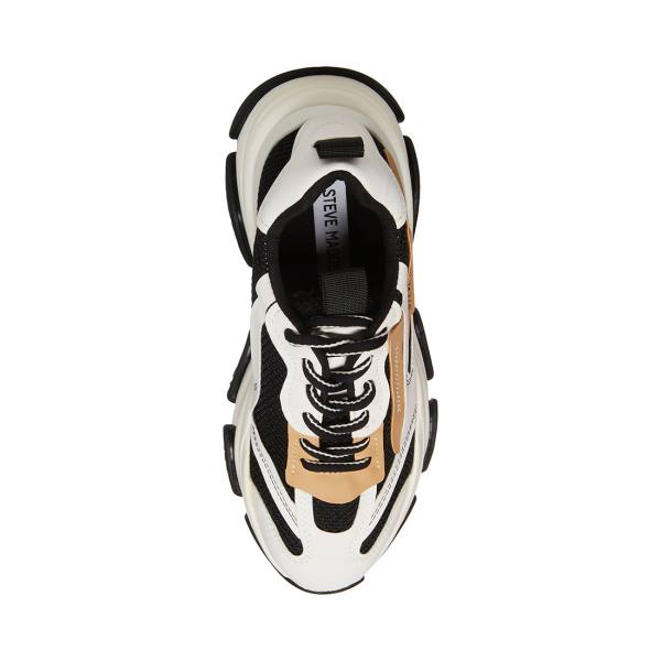 Steve Madden Possession Tan Sneakers Dames Zwart Bruin | SM-863NH