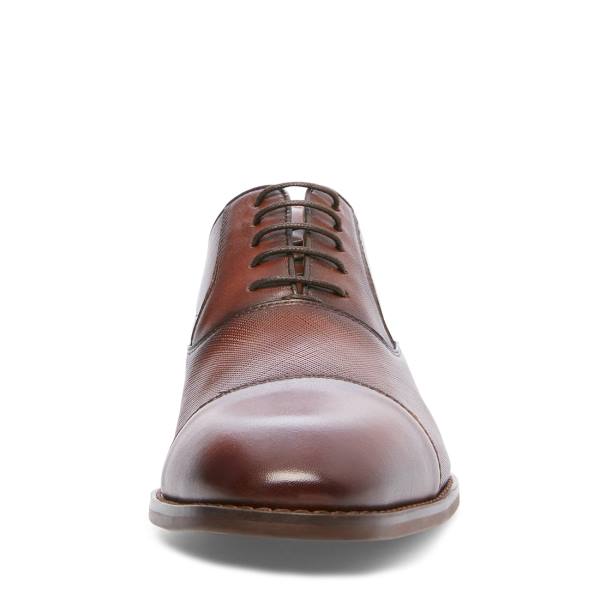 Steve Madden Proctor Tan Leren Werkschoenen Heren Bruin | SM-854DP