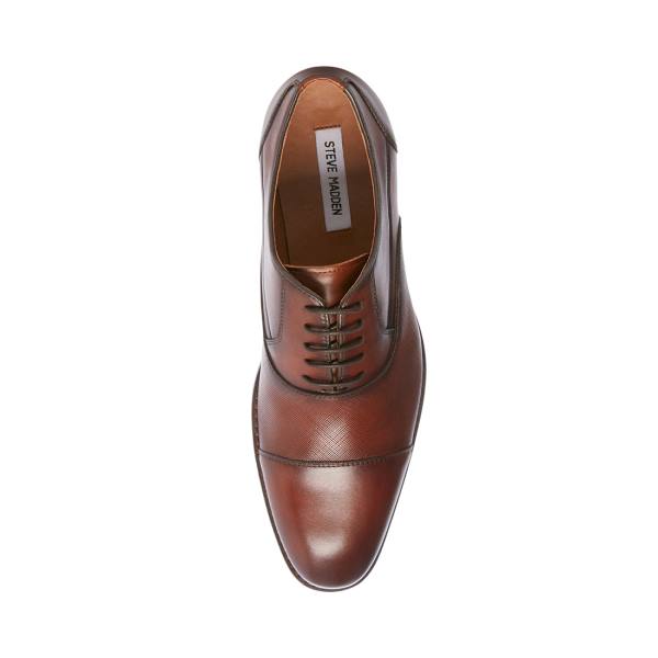 Steve Madden Proctor Tan Leren Werkschoenen Heren Bruin | SM-854DP