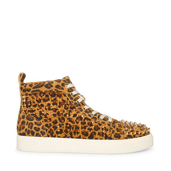 Steve Madden Promoter Leopard Sneakers Heren Leopard | SM-602HQ