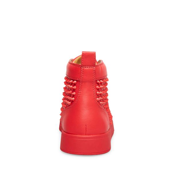 Steve Madden Promoter Sneakers Heren Rood | SM-458FD