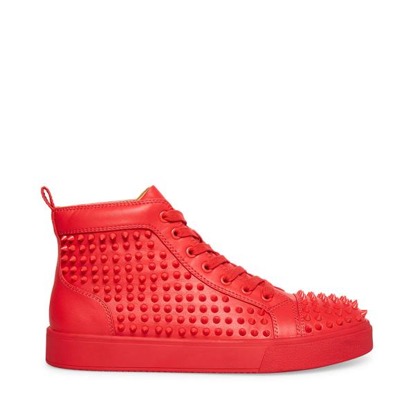 Steve Madden Promoter Sneakers Heren Rood | SM-458FD