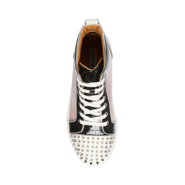 Steve Madden Promoter-s Sneakers Heren Rood Gekleurd | SM-890GC