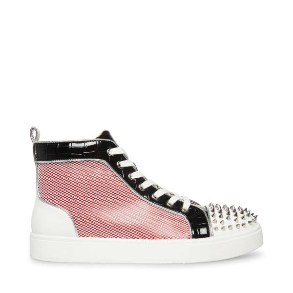 Steve Madden Promoter-s Sneakers Heren Rood Gekleurd | SM-890GC