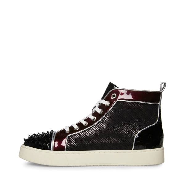 Steve Madden Promoter-s Sneakers Heren Zwart Gekleurd | SM-201TQ