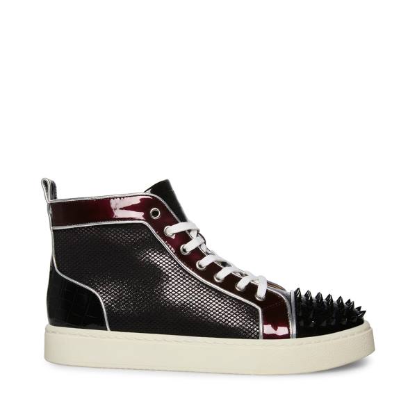 Steve Madden Promoter-s Sneakers Heren Zwart Gekleurd | SM-201TQ