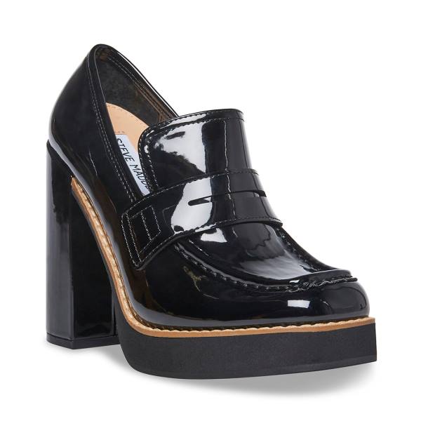 Steve Madden Randy Lak Heel Hakken Dames Zwart | SM-694UP