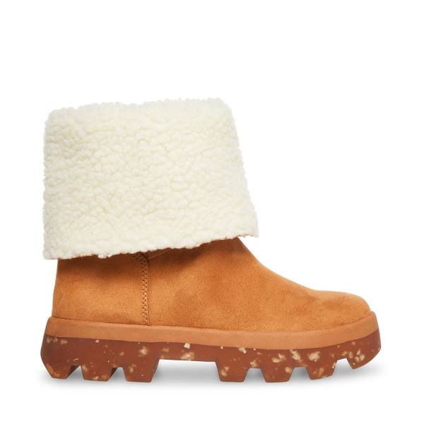 Steve Madden Restt Tan Enkellaarsjes Dames Donkerbruin | SM-625TF