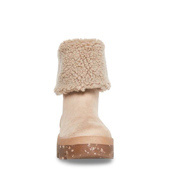 Steve Madden Restt Taupe Enkellaarsjes Dames Lichtgrijs Bruin | SM-872GF