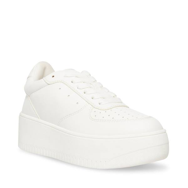 Steve Madden Rocket Sneakers Dames Wit | SM-193ZT