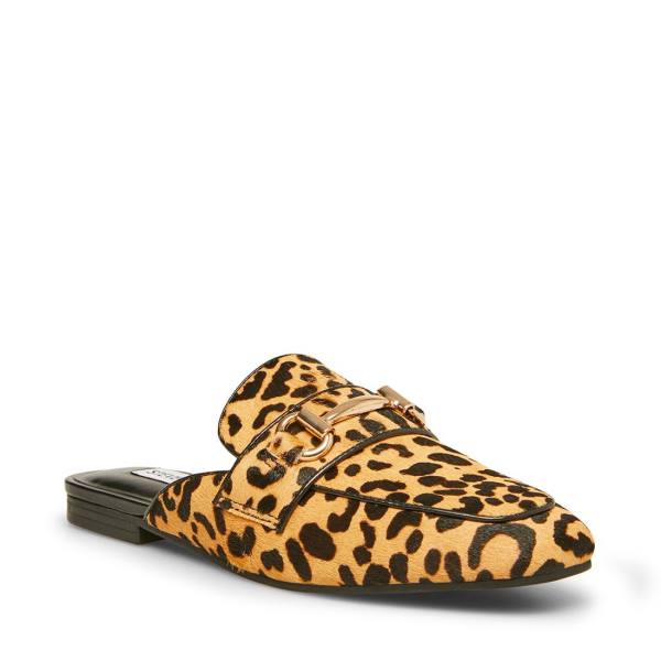 Steve Madden Rylie Leopard Platte Schoenen Dames Leopard | SM-729QY