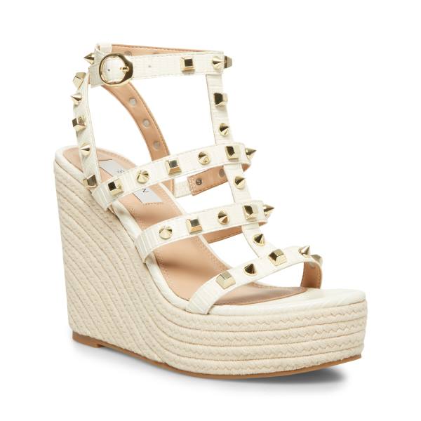 Steve Madden Sallina Sandalen Dames Wit | SM-054RA