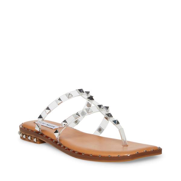 Steve Madden Sandie Sandalen Dames Clear | SM-347OJ