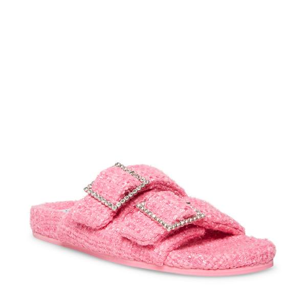 Steve Madden Sandstorm Slippers Dames Roze Gekleurd | SM-123BJ