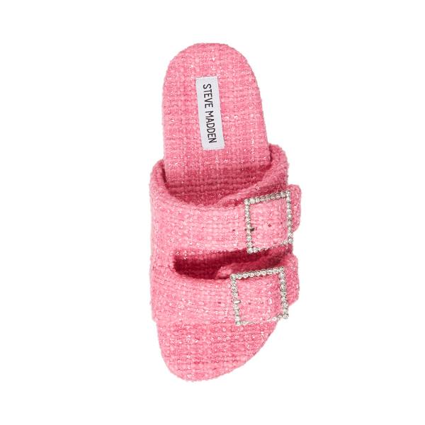 Steve Madden Sandstorm Slippers Dames Roze Gekleurd | SM-123BJ