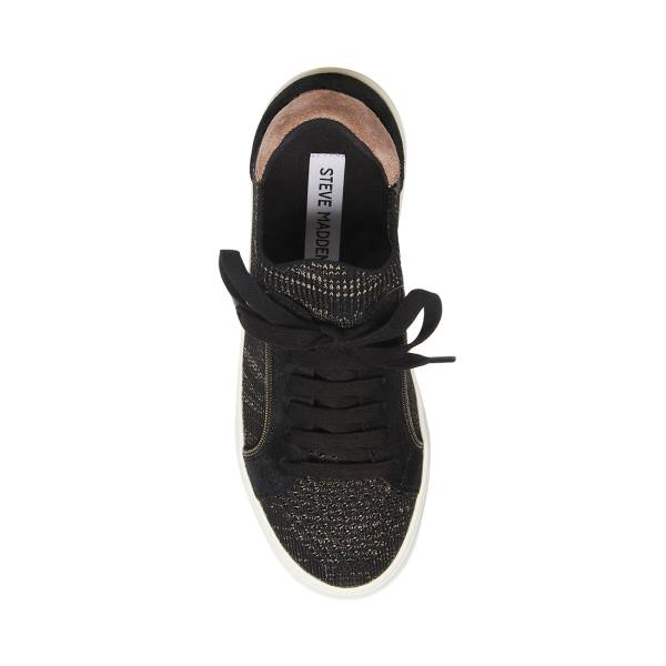 Steve Madden Sanford Sneakers Dames Zwart Gekleurd | SM-170ES