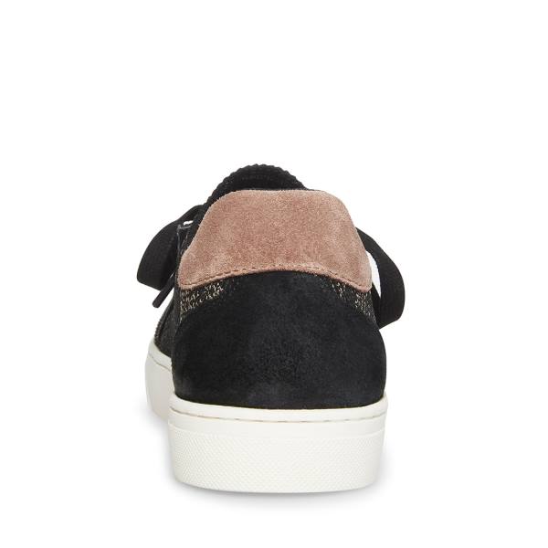 Steve Madden Sanford Sneakers Dames Zwart Gekleurd | SM-170ES