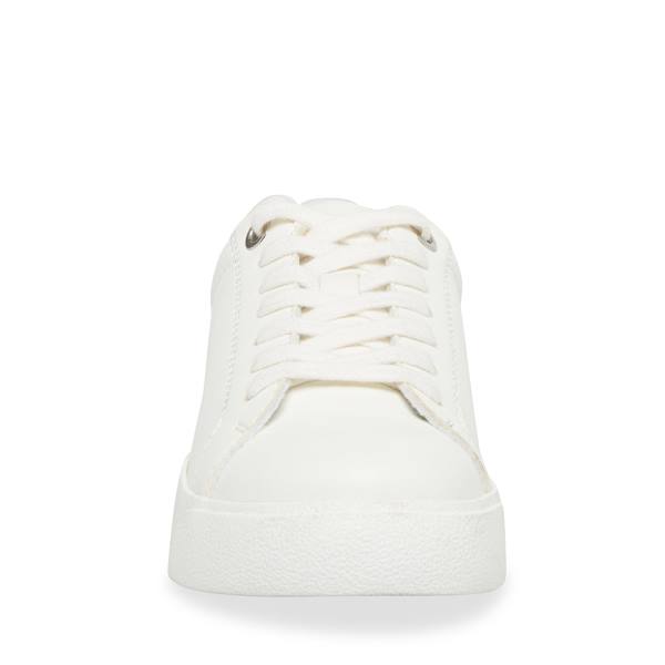 Steve Madden Scout Sneakers Dames Wit Zwart | SM-410JX