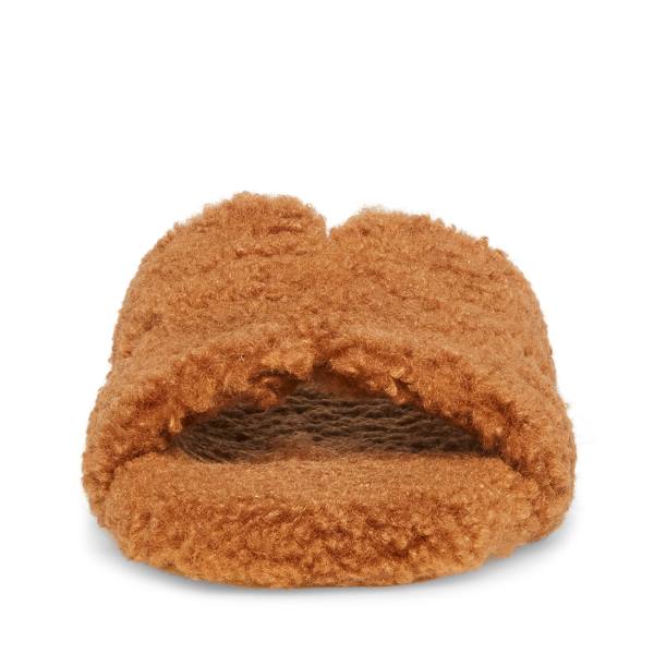 Steve Madden Seek Cognac Slippers Dames Bruin | SM-974WB