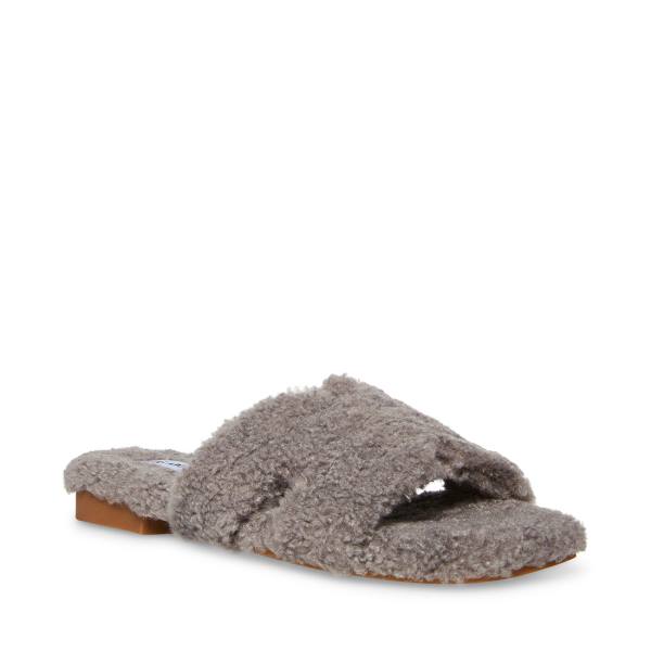 Steve Madden Seek Slippers Dames Grijs | SM-612XE