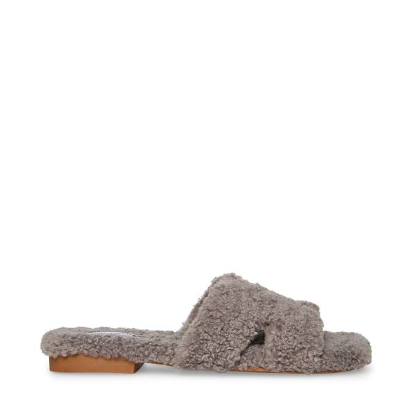 Steve Madden Seek Slippers Dames Grijs | SM-612XE