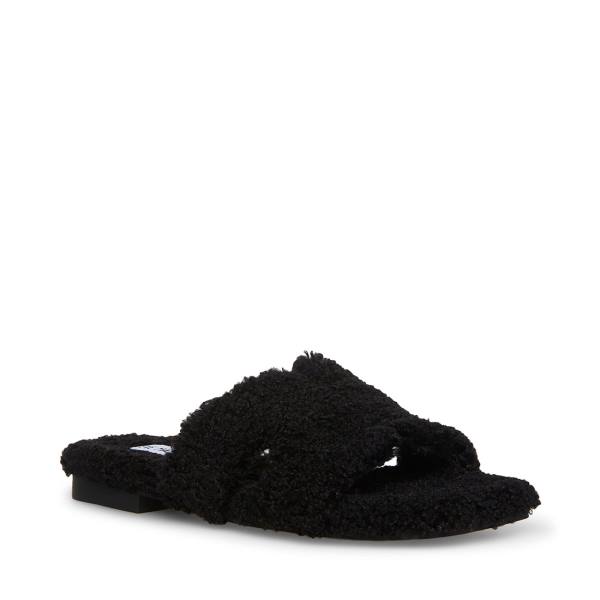 Steve Madden Seek Slippers Dames Zwart | SM-081PZ