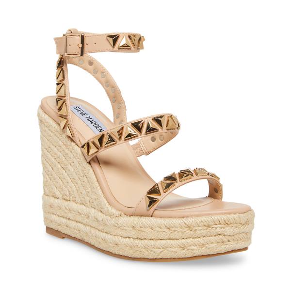 Steve Madden Sessions Tan Sandalen Dames Bruin | SM-291QF