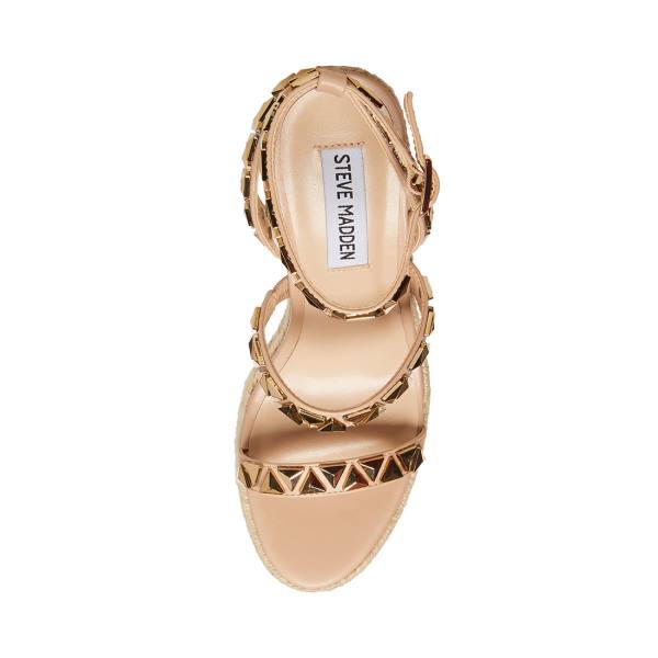 Steve Madden Sessions Tan Sandalen Dames Bruin | SM-291QF