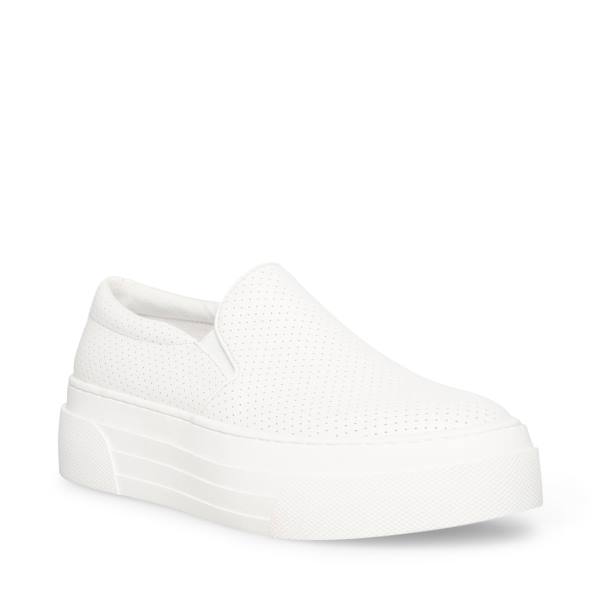 Steve Madden Shuffle Sneakers Dames Wit | SM-521UT