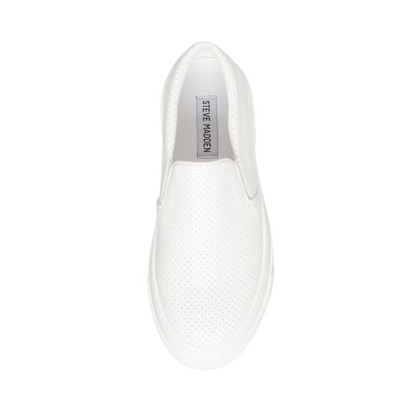 Steve Madden Shuffle Sneakers Dames Wit | SM-521UT