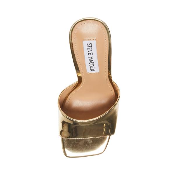 Steve Madden Signal Heel Hakken Dames Goud | SM-468XJ