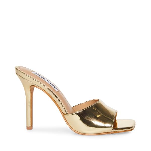 Steve Madden Signal Heel Hakken Dames Goud | SM-468XJ