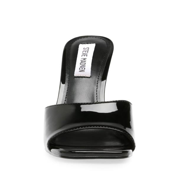 Steve Madden Signal Lak Heel Hakken Dames Zwart | SM-715OW