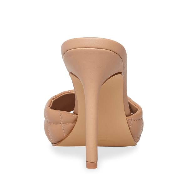 Steve Madden Signify Natural Heel Hakken Dames Beige | SM-394YR