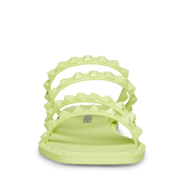 Steve Madden Skyler-j Lime Sandalen Dames Lichtgroen | SM-051TJ