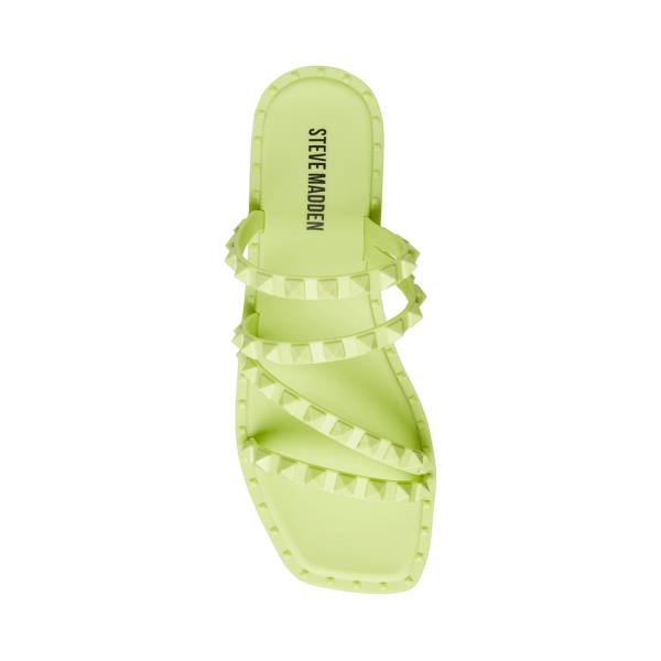 Steve Madden Skyler-j Lime Sandalen Dames Lichtgroen | SM-051TJ