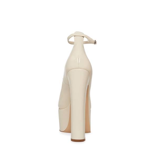 Steve Madden Skyrise Bone Lak Heel Hakken Dames Beige | SM-264WB