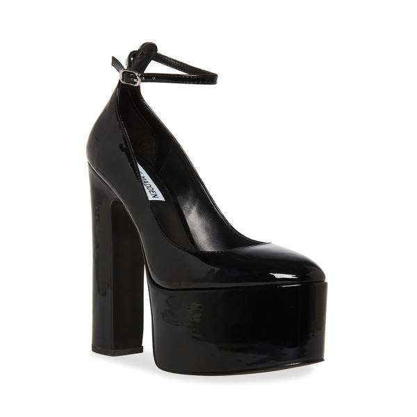 Steve Madden Skyrise Lak Heel Hakken Dames Zwart | SM-380DV