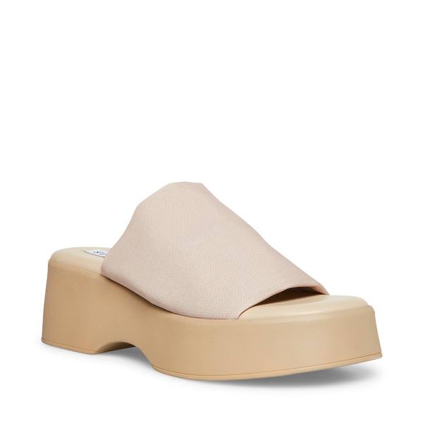 Steve Madden Slinky30 Tan Sandalen Dames Bruin | SM-035TK