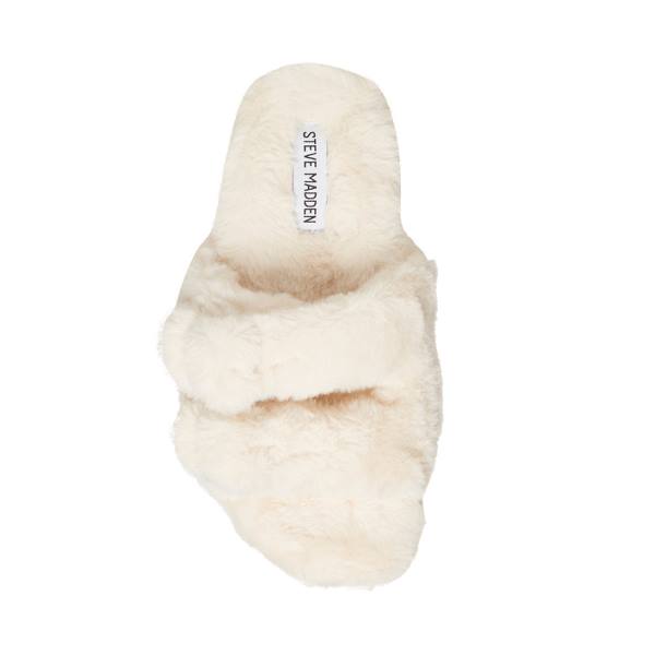 Steve Madden Staycation Bone Slippers Dames Beige | SM-013RG