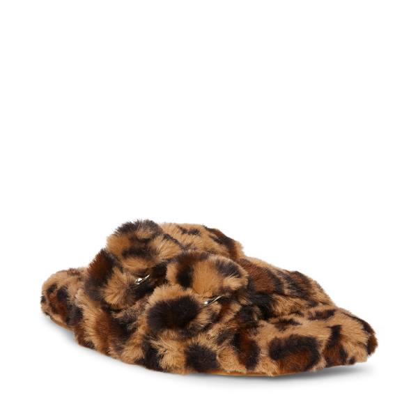 Steve Madden Staycation Leopard Slippers Dames Leopard | SM-534UW