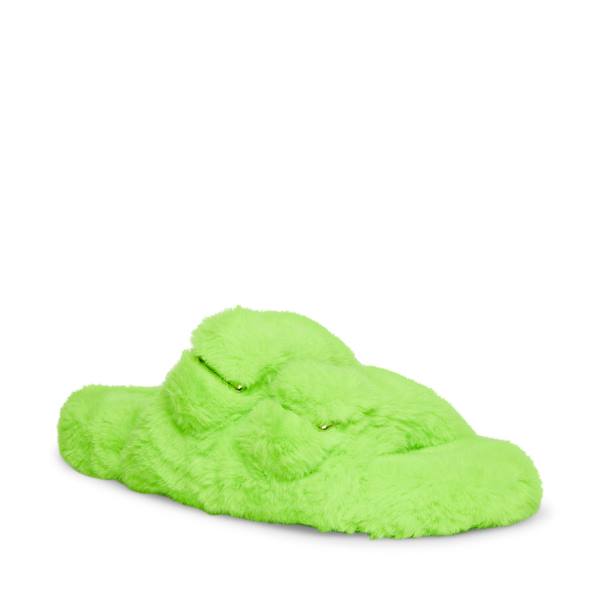 Steve Madden Staycation Lime Slippers Dames Lichtgroen | SM-528EO