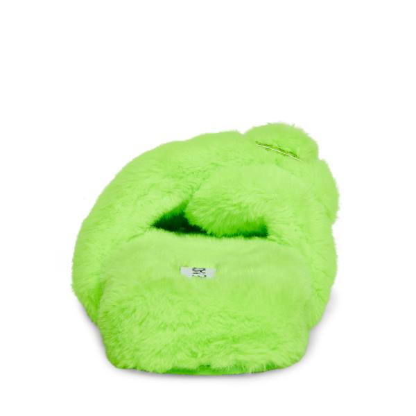 Steve Madden Staycation Lime Slippers Dames Lichtgroen | SM-528EO