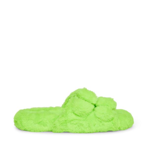 Steve Madden Staycation Lime Slippers Dames Lichtgroen | SM-528EO