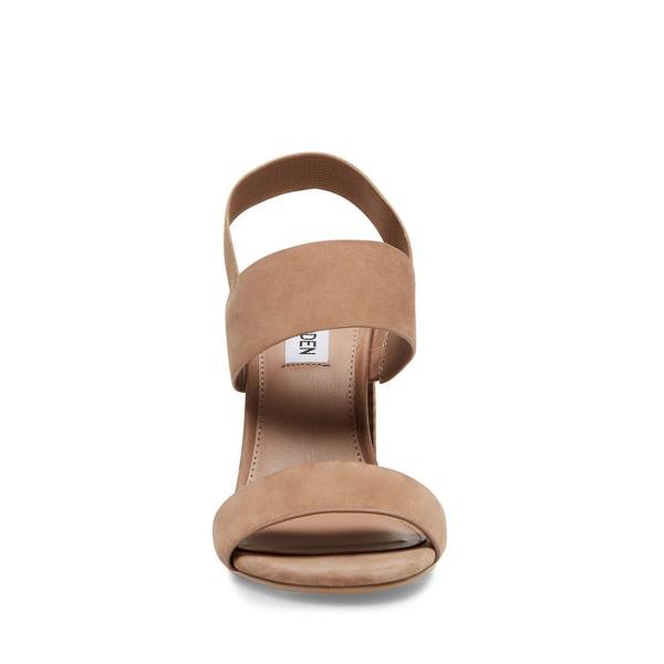 Steve Madden Sunbeam Tan Heel Hakken Dames Bruin | SM-193HL